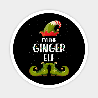 Im The Ginger Elf Christmas Magnet